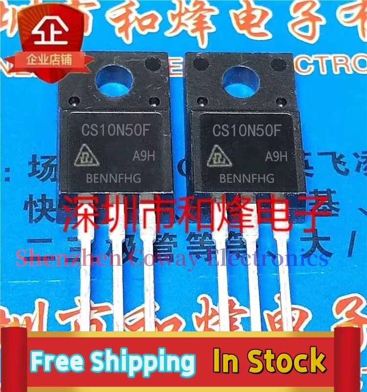 

10PCS-30PCS CS10N50F 10A 500V MOS TO-220F In Stock Fast Shipping