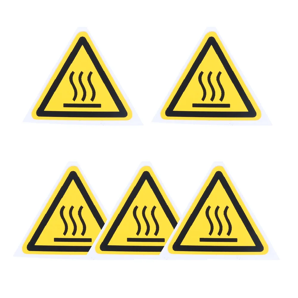 5pcs Safety Sign Sticker 