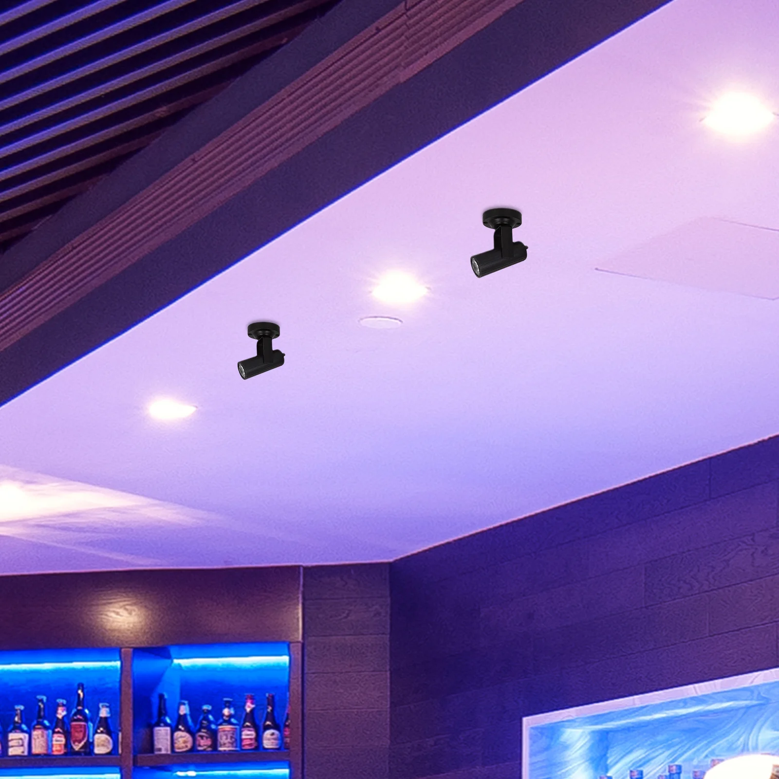 2 قطعة 1 واط LED الأضواء شعاع ضوء المرحلة صغيرة المدمجة للحزب نادي Ktv الزفاف Dj ديسكو مستقرة طويلة العمر ضوء المرحلة