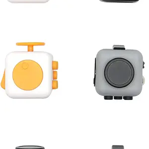 نرد تململ بلون صلب لتخفيف الضغط لتخفيف التوتر ، وتخفيف التوحد والقلق ، وأطراف أصابع البالغين والأطفال أفضل 10 ألعاب مبيعا للتوحد 8 سنوات - No2