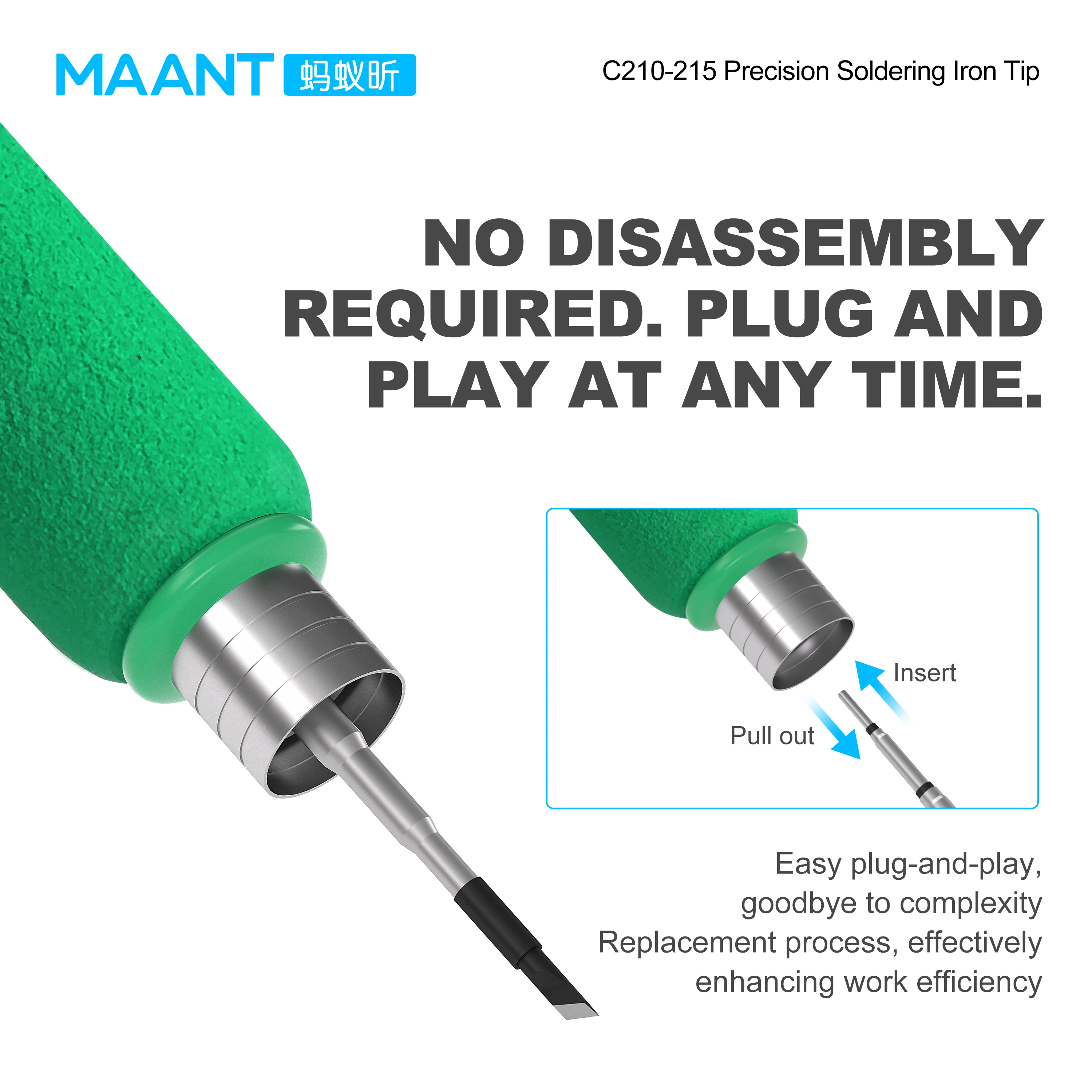 MaAnt C210-215 정밀 콤보 납땜 인두 팁 2 - Combo Power Tools 리뷰 및 가격