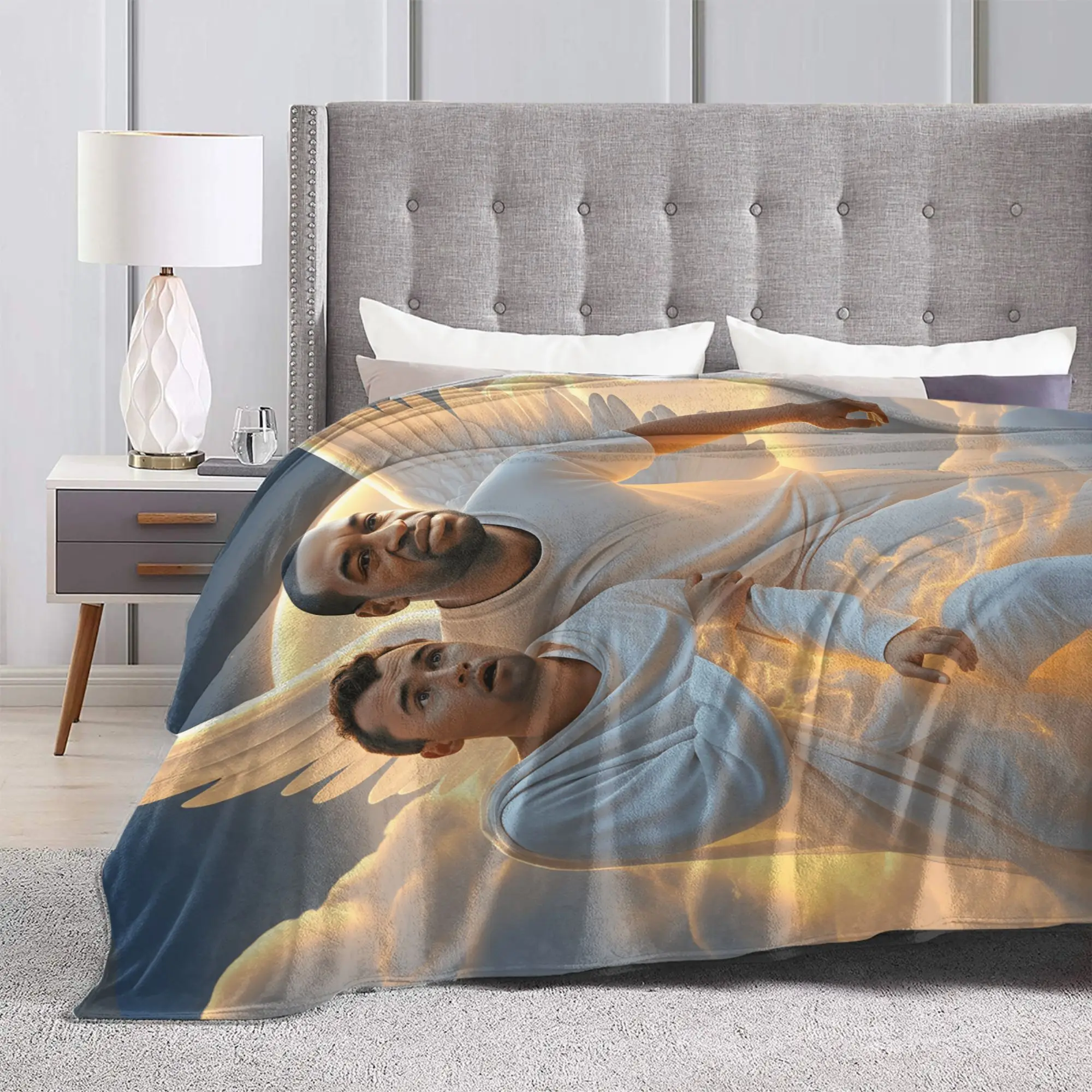 بطانية ناعمة صبي فتاة نزهة تشارلي كيرك الملائكية المدافع الفراش يلقي الفانيلا المفرش للأريكة كرسي أريكة تتحول لسرير أريكة سرير