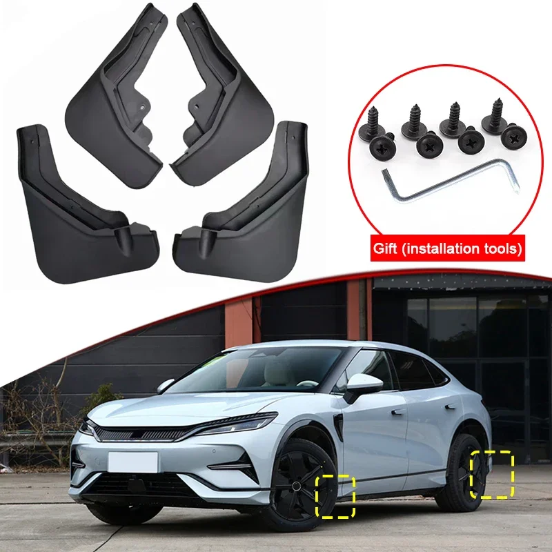 For BYD DOLPHIN MINI King Chazor Qin L Sealion 06 07 Song Plus SONG L SONG PRO EV DMiABS Car Mudguard Fender Auto Accessory