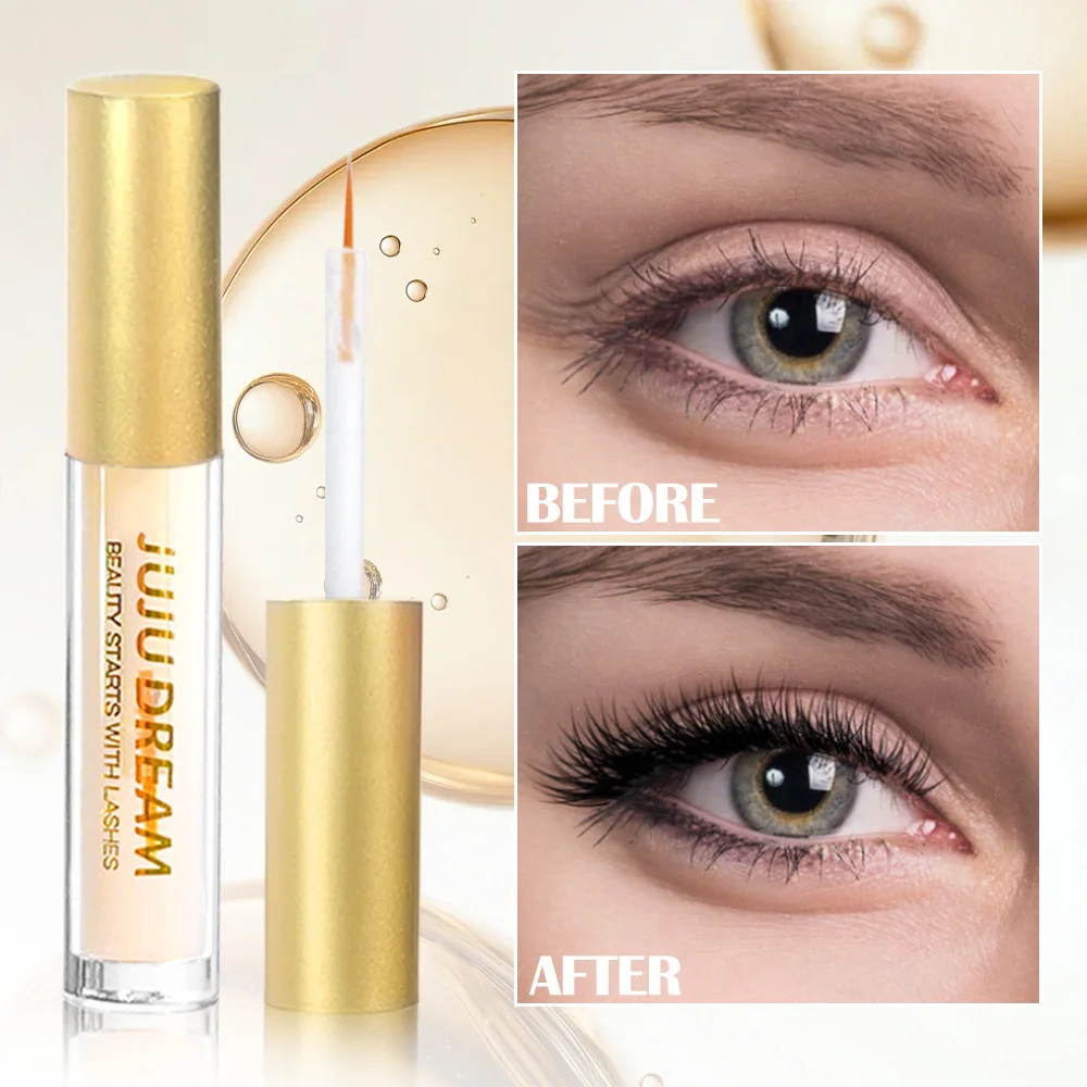 내추럴 덴스 아이래쉬 에센스 - 속눈썹을 풍성하고 컬링하는 영양 공급 포뮬러, 아이 메이크업 젤 마스카라