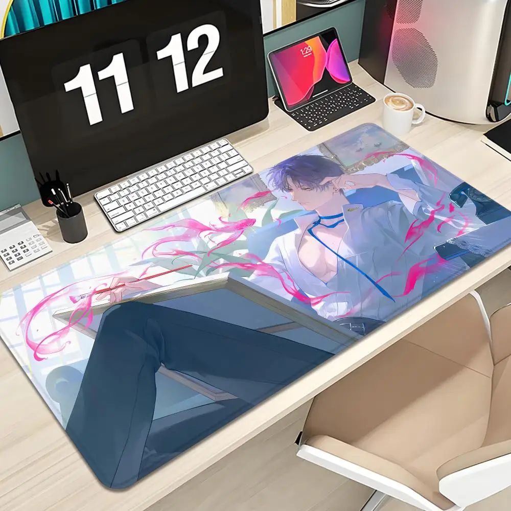 Game Rafayel Love And Deepspace Mouse Pad Keyboard Mousepad large 600X300 mm Desk Mat PC Game High definition printing Table pad