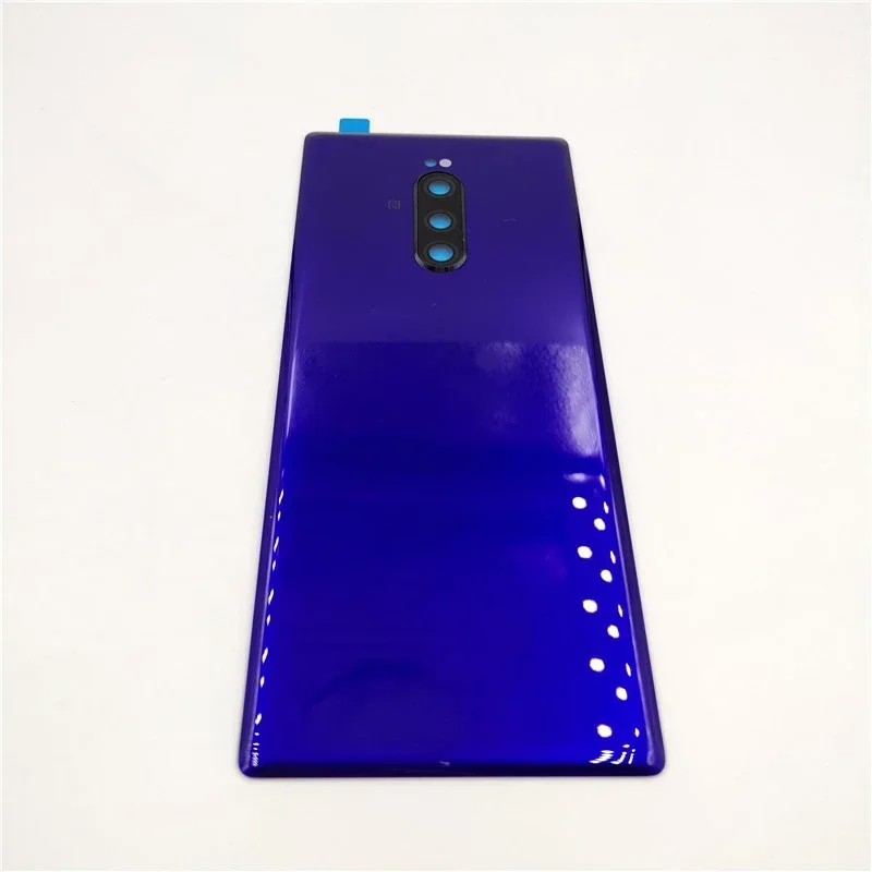 For Sony Xperia 1 J8110 J8170 J9110 Battery Cover Back Glass Panel Rear Housing Case Replace for Sony Xperia XZ4 Battery Cover