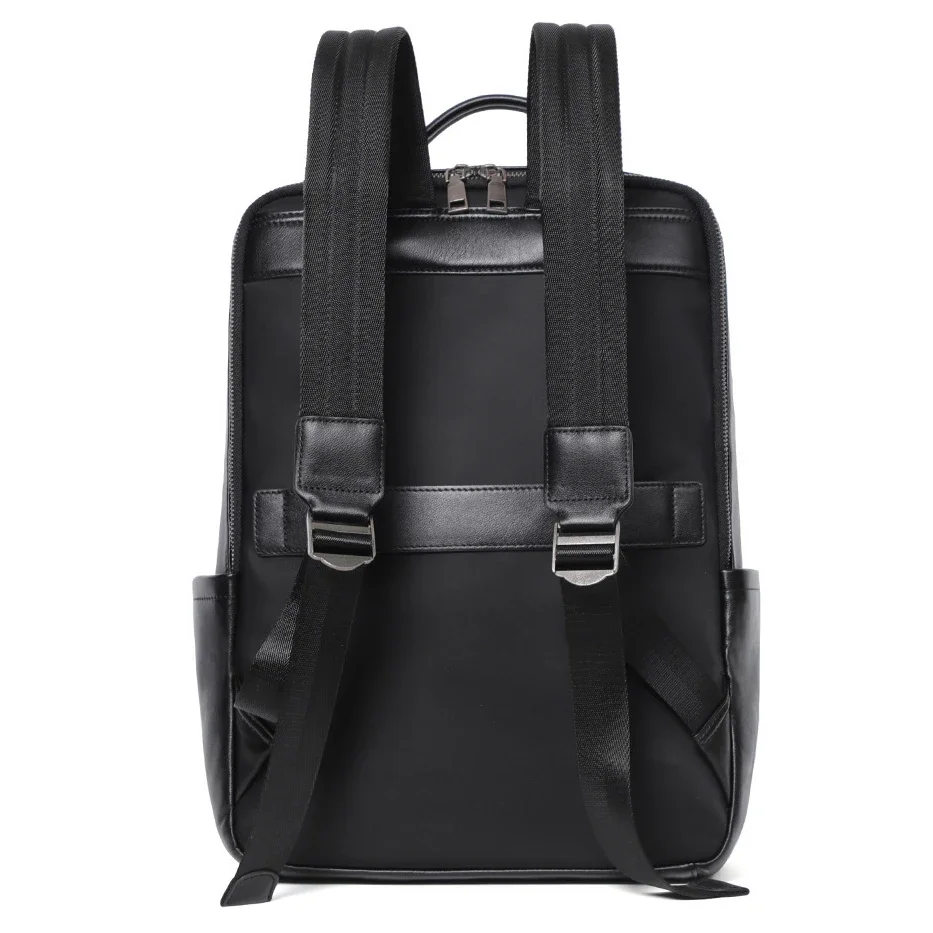 Ransel Pria Kulit Asli Kulit Sapi Alami Merek Baru 2025 Tas Shoolbag Kapasitas Besar Mode Tas Komputer Ransel Laptop Anak Laki-laki