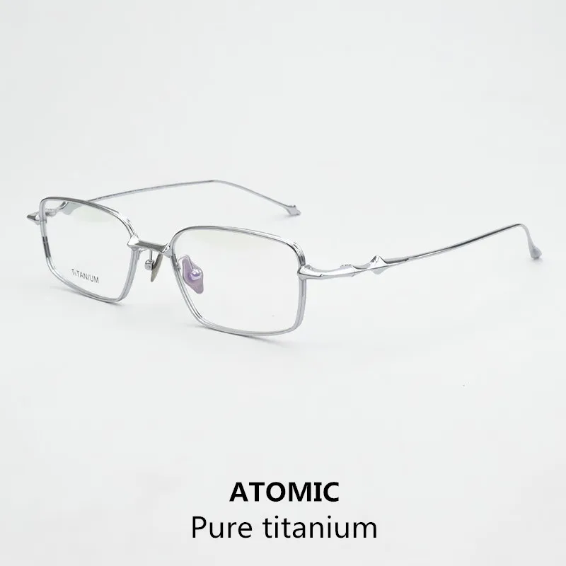 Korean Eyeglass Titanium Retro Optical Glasses Frames Men Women ATOMIC Eyeglasses Frame Prescription Reading Eyewear Spectacle