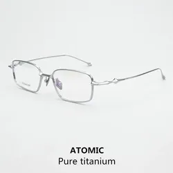 Korean Eyeglass Titanium Retro Optical Glasses Frames Men Women ATOMIC Eyeglasses Frame Prescription Reading Eyewear Spectacle