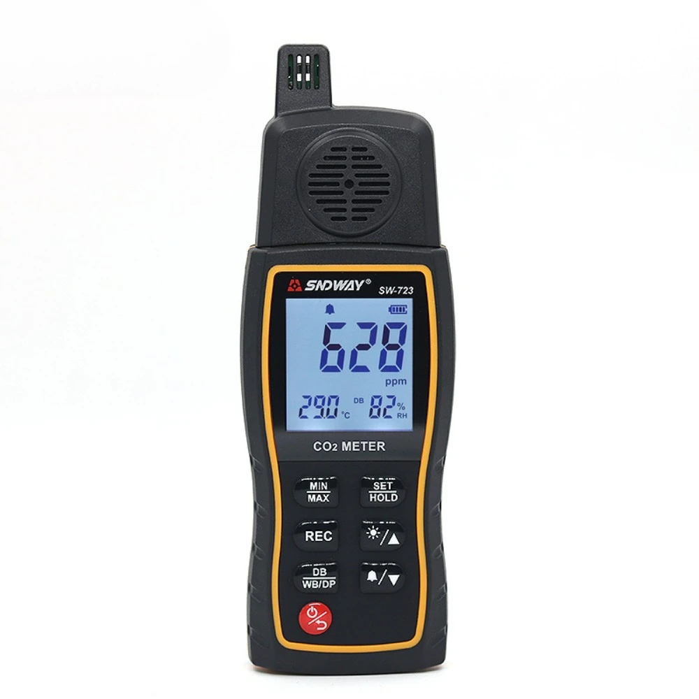 SNDWAY SW-723 Carbon Dioxide Detector Carbon Dioxide Concentration Tester Air CO2 Monitor Air Quality  Co2 Met