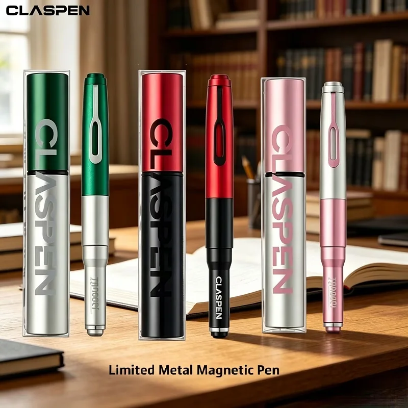 

TANOOCL TML-205 Premium Metal Magnetic Gel Pen 0.5mm Black Ink Heavy-Body Design Magnetic Cap&Imported Ink for Smooth Writing