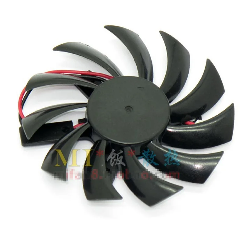 D NEW FOR Power Logic PLD08010S12H Server Frameless 75X75X10mm 2-wire 2-pin card fan
