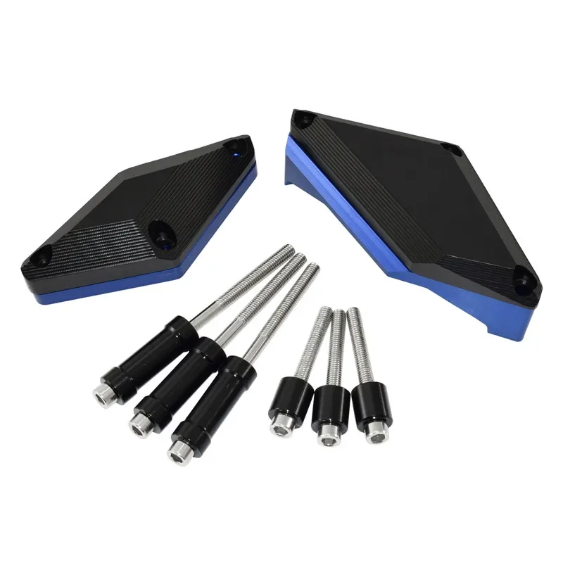 Motorbike Left & Right Engine Crash Pads Frame Sliders Protector For Yamaha FZ6 FAZER FZ6N FZ6S FZ6S2 2006 2007 2008 2009 2010