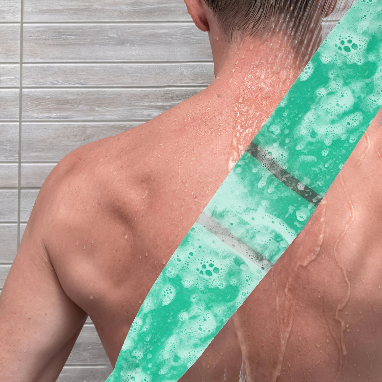 

2Pcs Body Exfoliating Back Scrubber Towels Bath Shower Back Wash Exfoliating Skin Scrubber Bath Towel Skin Exfoliator Towels