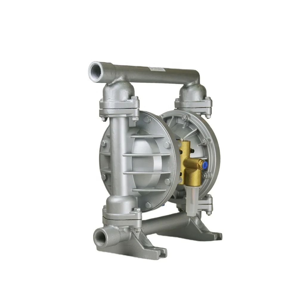 

YONJOU QBY-25 1 inch Stainless Steel PP Aluminum alloy Air Operated Driven Pneumatic Double Diaphragm Pump