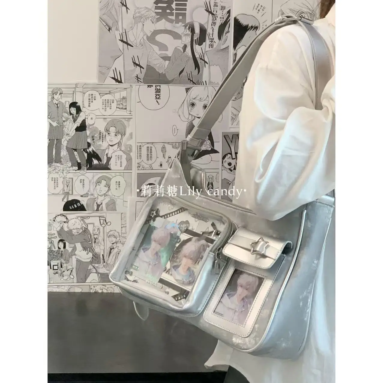 Original Lolita Style Girl Shoulder Bags New Card Version Two-dimensional Daily Messenger Bag Sweet Women's Bags Summer