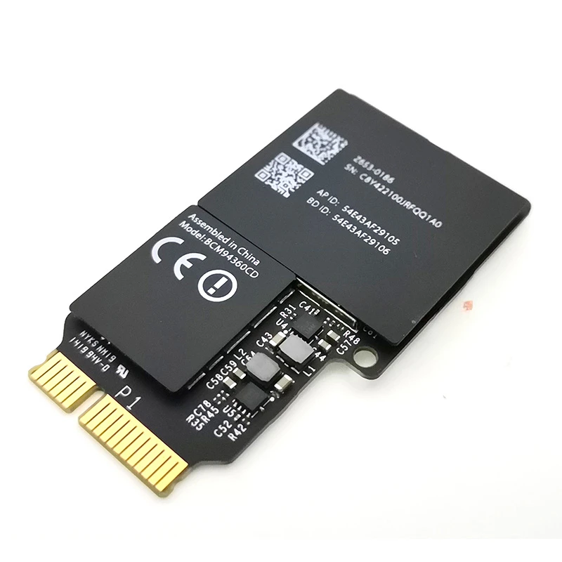 

Broadcom BCM94360CD WiFi Card 1750Mbps Bluetooth-compatible 4.0 Dual Band 802.11a/b/g/n/ac With mini pcie Adapter For iMac 2013