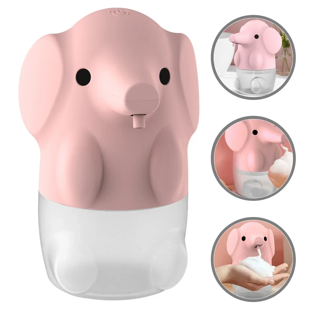 Elephant Soap Dispenser USB Charging Children\'s Desktop Charging Cute Bathroom Accessories Shampoo Bottles Travel Dispensers