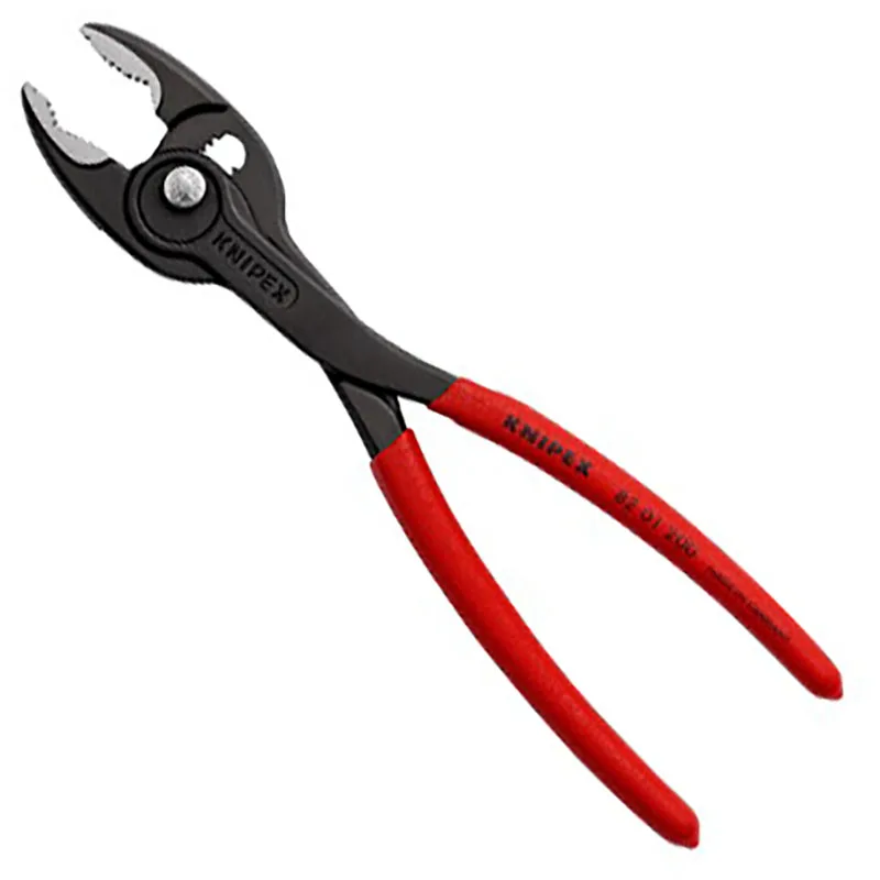 Germany KNIPEX 8201200 / 8202200 TwinGrip 8 inch Slip Joint Pliers for Holding Loosening Removing Rusted Parts