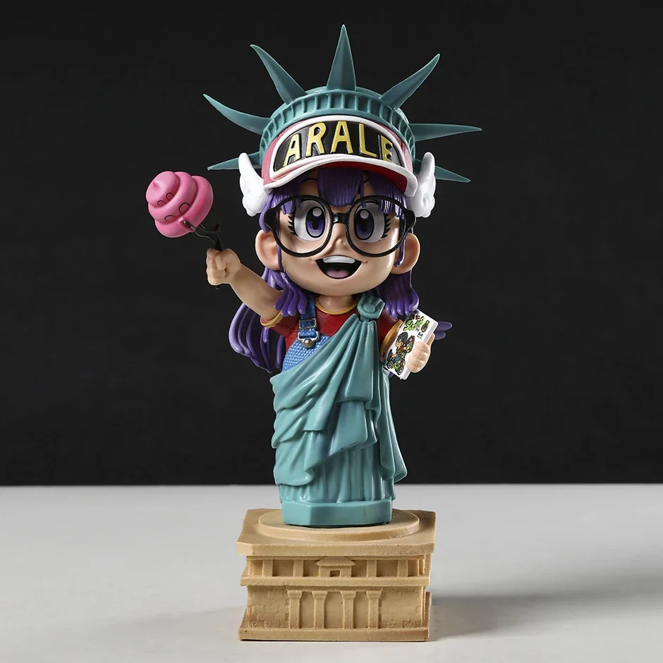 The Goddess of Liberty Arale Limited Figurine Made of PVC Finished Painted Figure 23.5cm