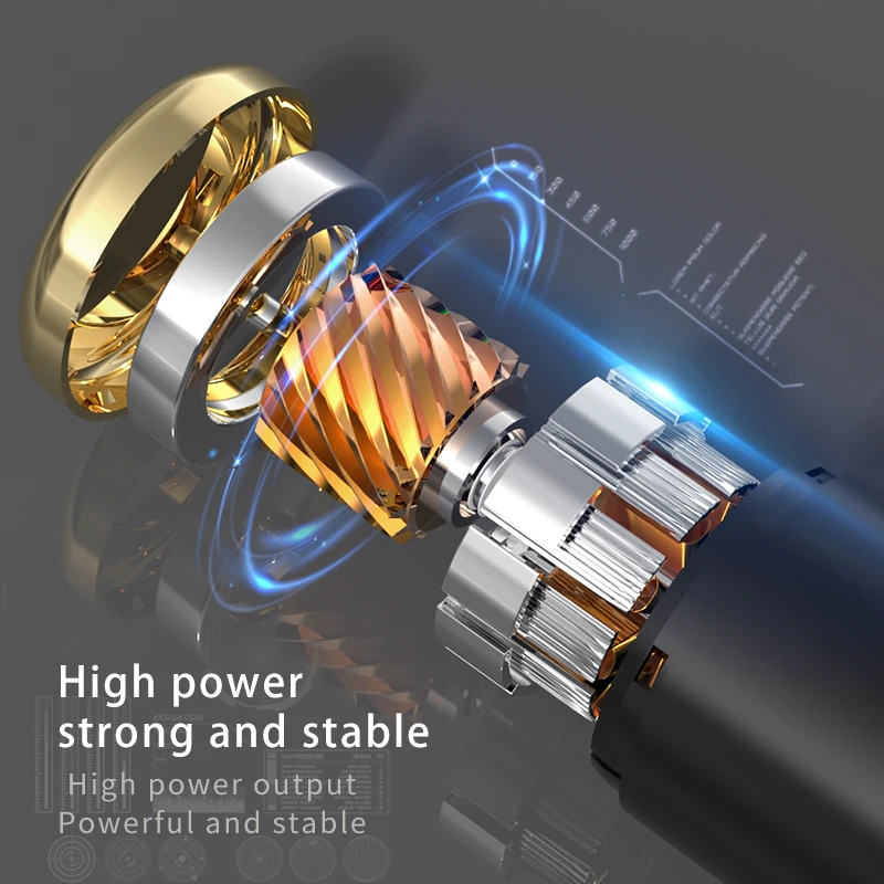 Pistola per massaggio portatile muscolo del tessuto profondo massaggiatore elettrico sollievo dal dolore per il corpo collo rilassamento della schiena Fitness dimagrante