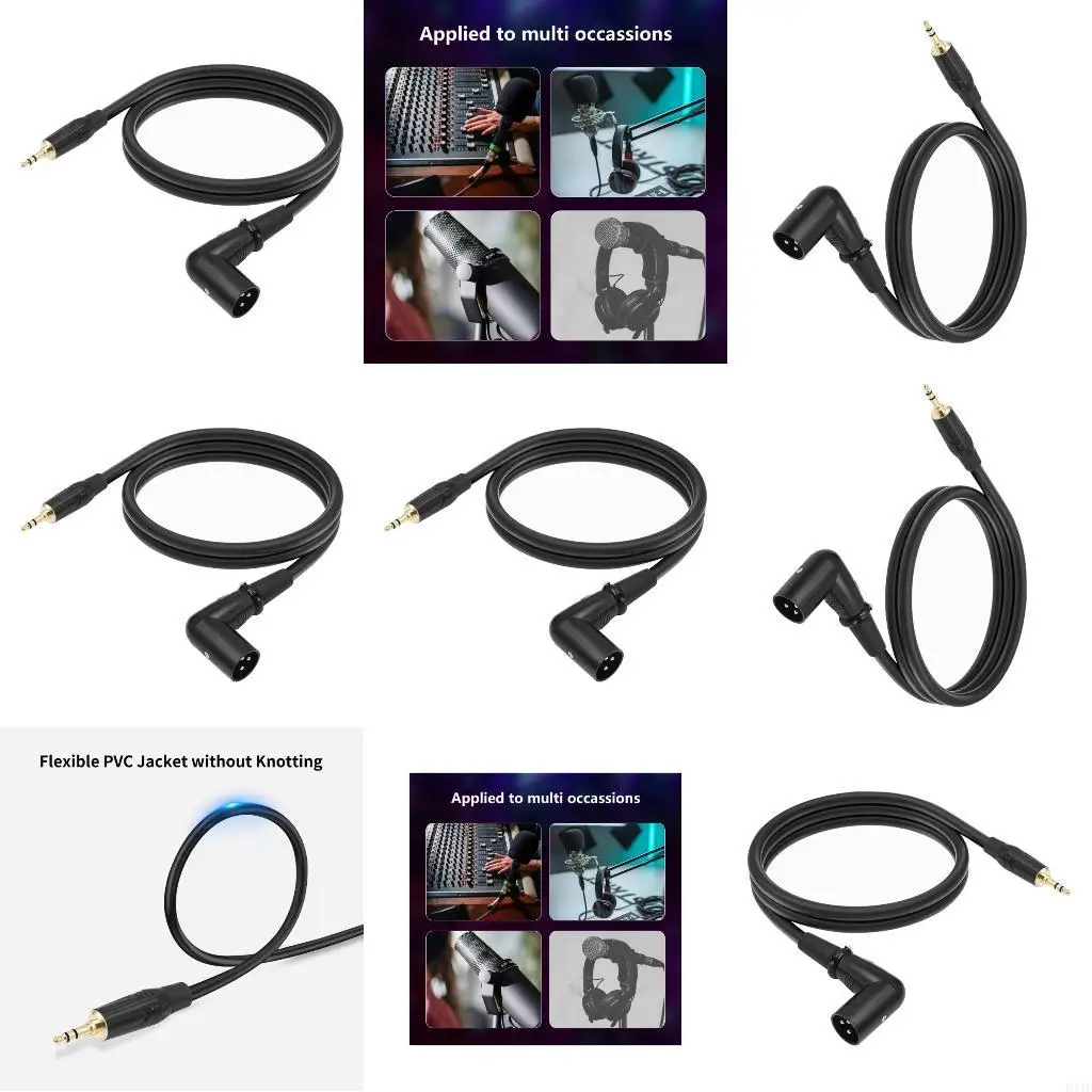 

H7JF Professional от 3,5 мм мужчины до 90 градусов с балансированным кабельным проводом 3PIN