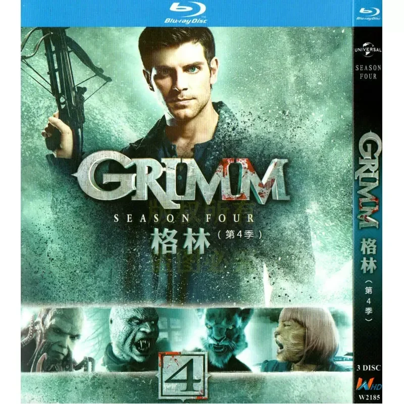 American Suspense Fantasy TV Series Grimm Season 1-6 BD Blu-ray High Definition 17 Discs