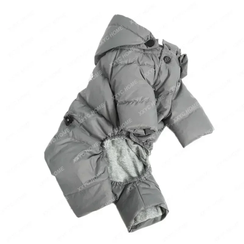 Waterproof Down Pet Jacket Small Dog Clothes Winter Schnauzer Poodle Pomeranian Puppy Clothes Ropa Para Perro Dogs Accessories
