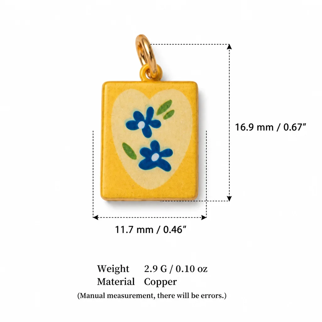 Ins Süßer und Frischer Rosen-Buchstrauß Pilz DIY Anhänger Charms Schmuckherstellung – Detail 7