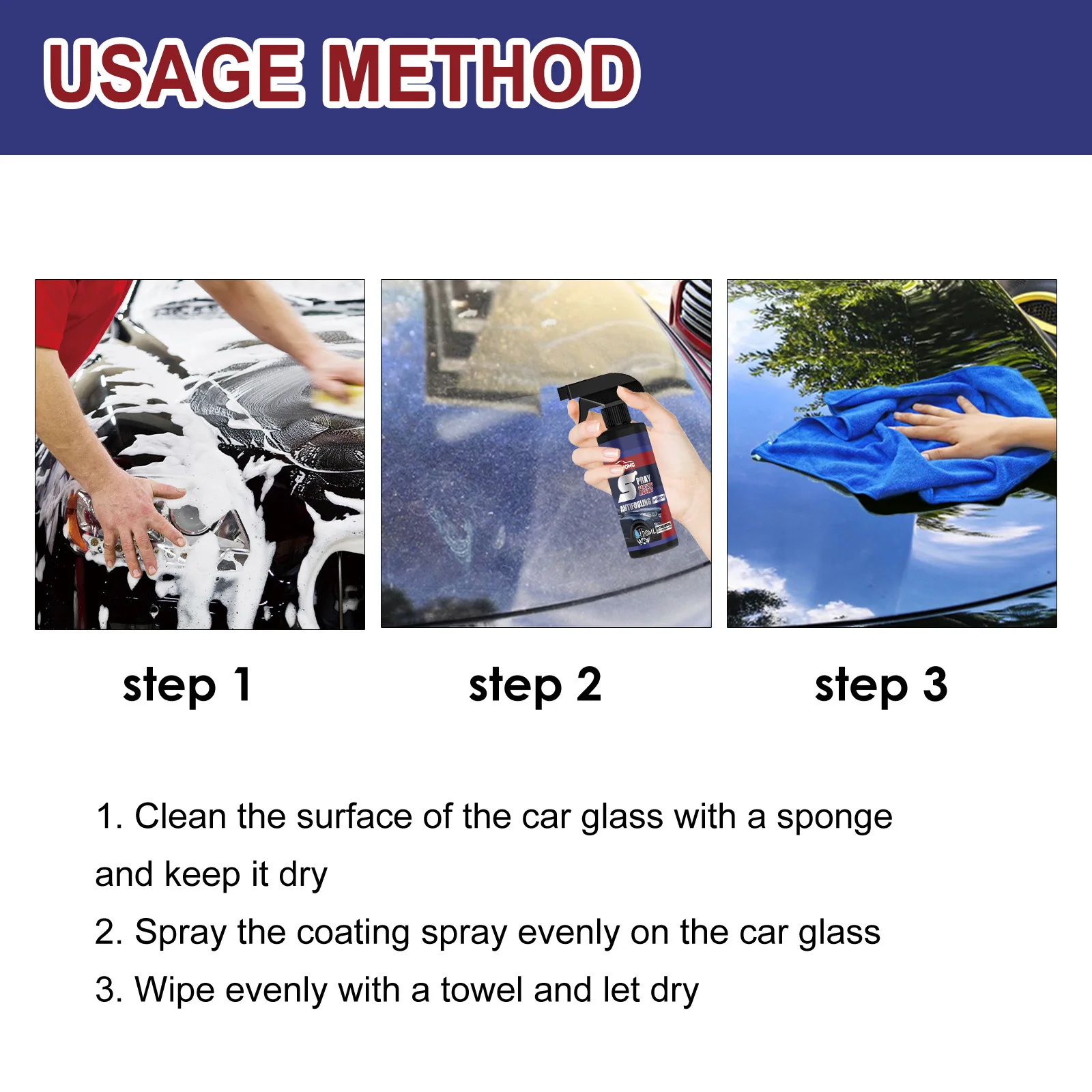 Spray Paint Protectant for New Drivers Simple Use Durable Bright Surface Guard Water Beading Effect