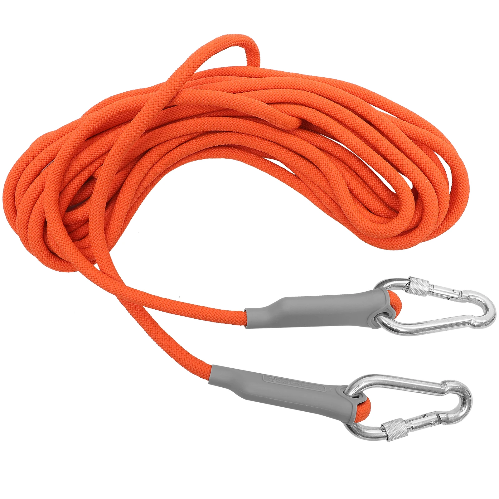 

Climbing Rope Safety Rope for Adults Mountaineering Orange Rappelling Outdoor Escape Camping Hiking Rescue Long Hook Design