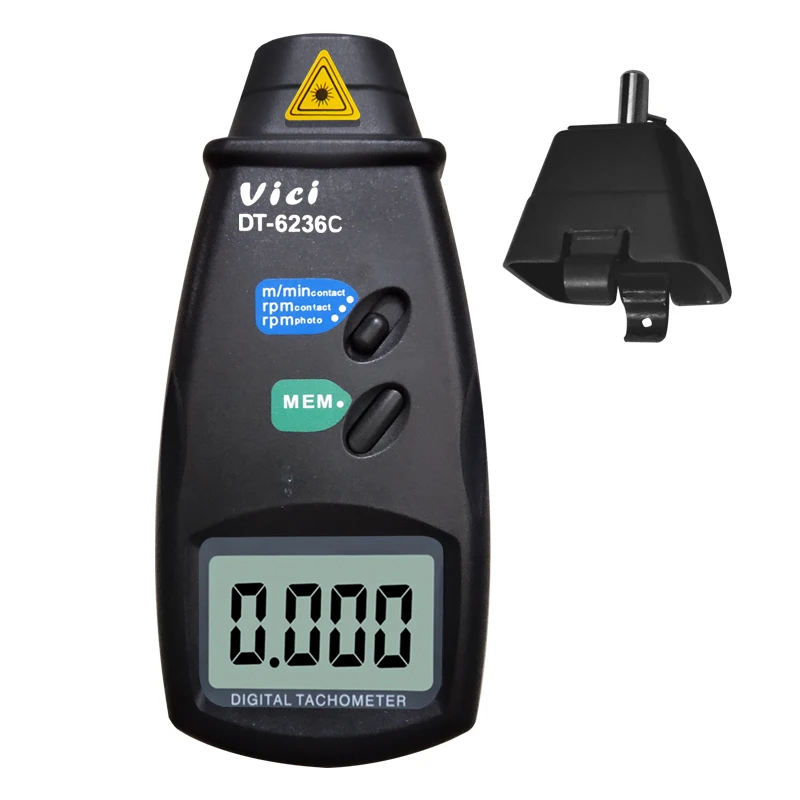 DT-6236C Max. Display 99999 Digital Tachometer Backlight Auto Memory Max./Min. Last Value