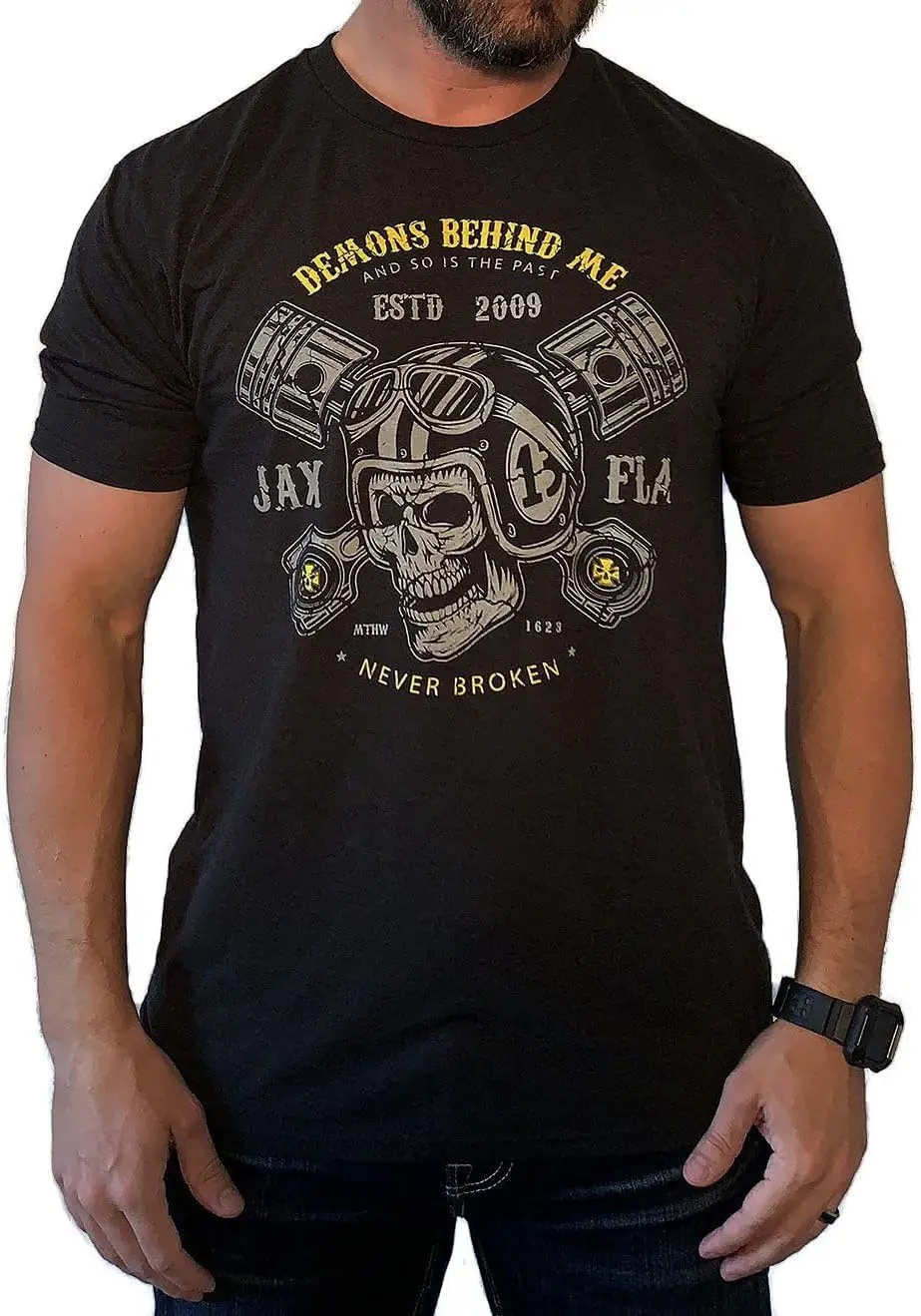 Men's Helmet & Pistons Premium Light-Weight T-Shirt