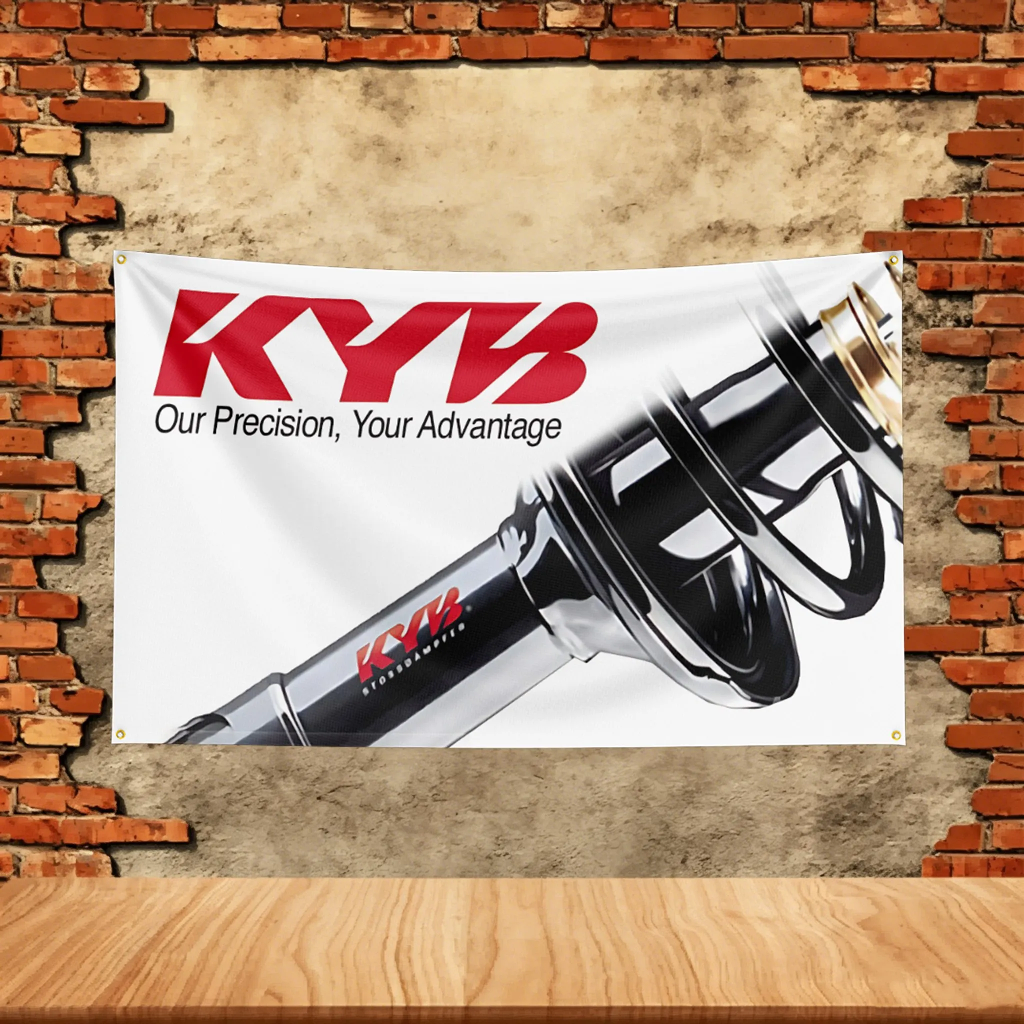 Car Parts Flag 3x5ft for KYB Fans Banner Custom any Image Garage Bedroom Living Room Dorm Wall Hanging Decor Tapestry