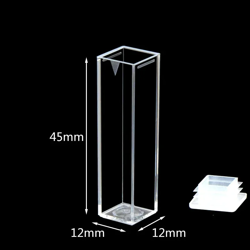 كوفيت بلاستيكي DTS0012 حجم الجسيمات عينة حجم جسيمات الخلية/المستوردة 3.5 مللي نقل الضوء بأربعة جوانب