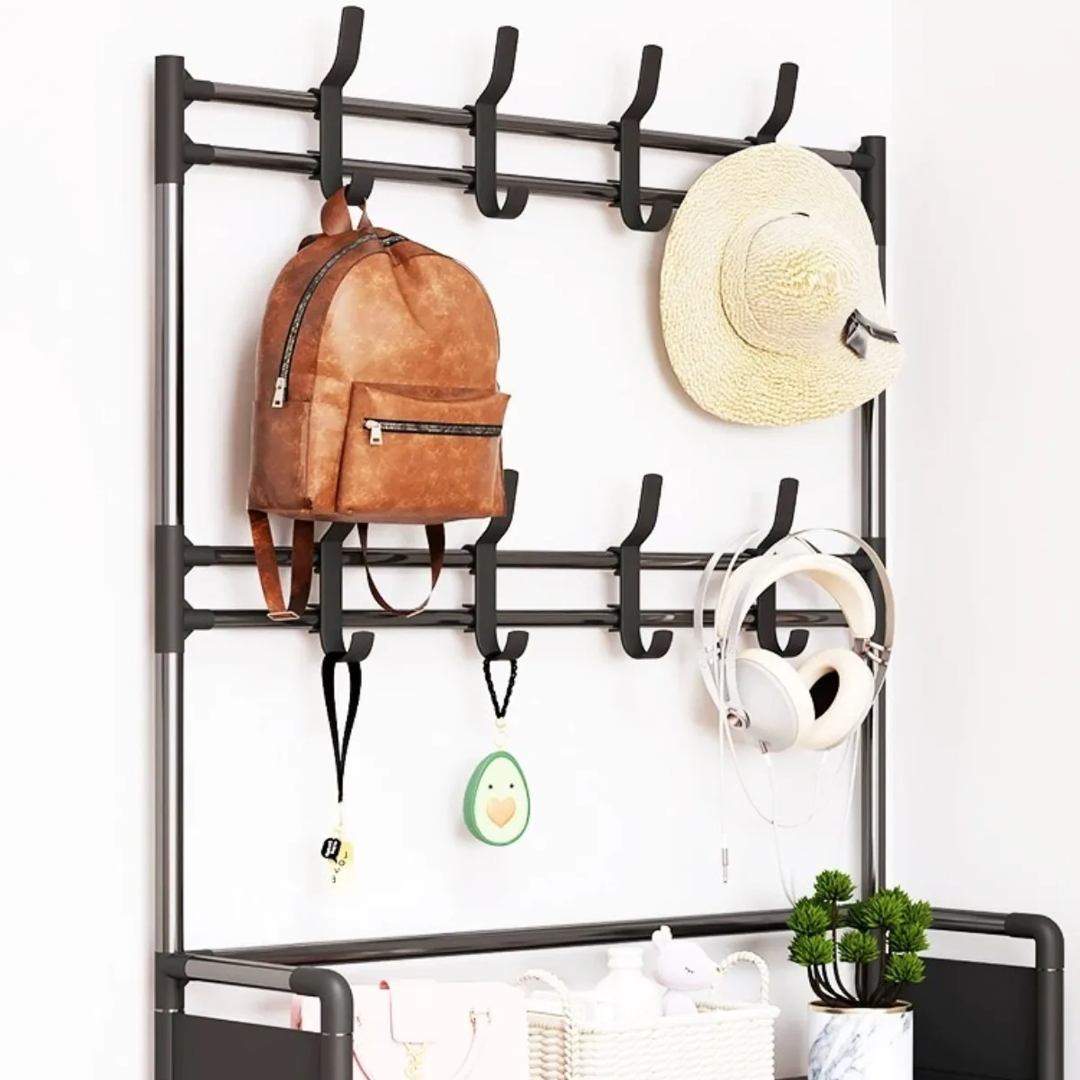 Multilayer Shoe Rack Multifunctional Hanging Bag Shelf Bag Hanger Dormitory Household Shoebox Shoerack Furniture Storage Shelf