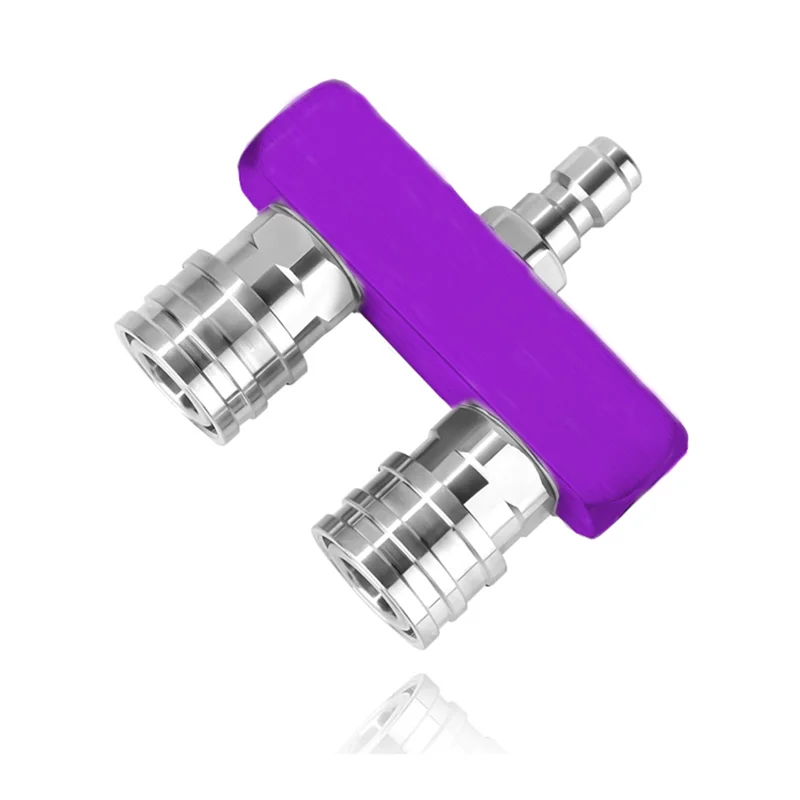 

A95I-Наконечник мойки высокого давления с двойным соплом, быстроразъемные разъемы 2 в 1, 1/4 дюйма, нержавеющая сталь, для сада, автомобиля