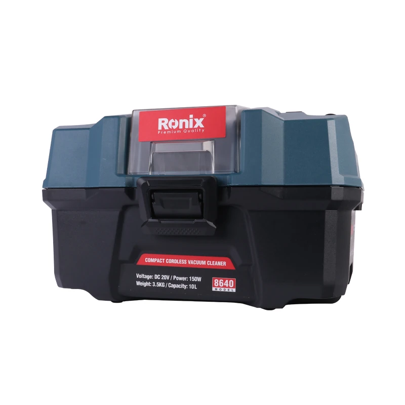 

Ronix In stock 8640 20V cordless DC vacuum cleaner Industrial Large Suction Hand-held Floor Cleaning Vacuum Cleaner