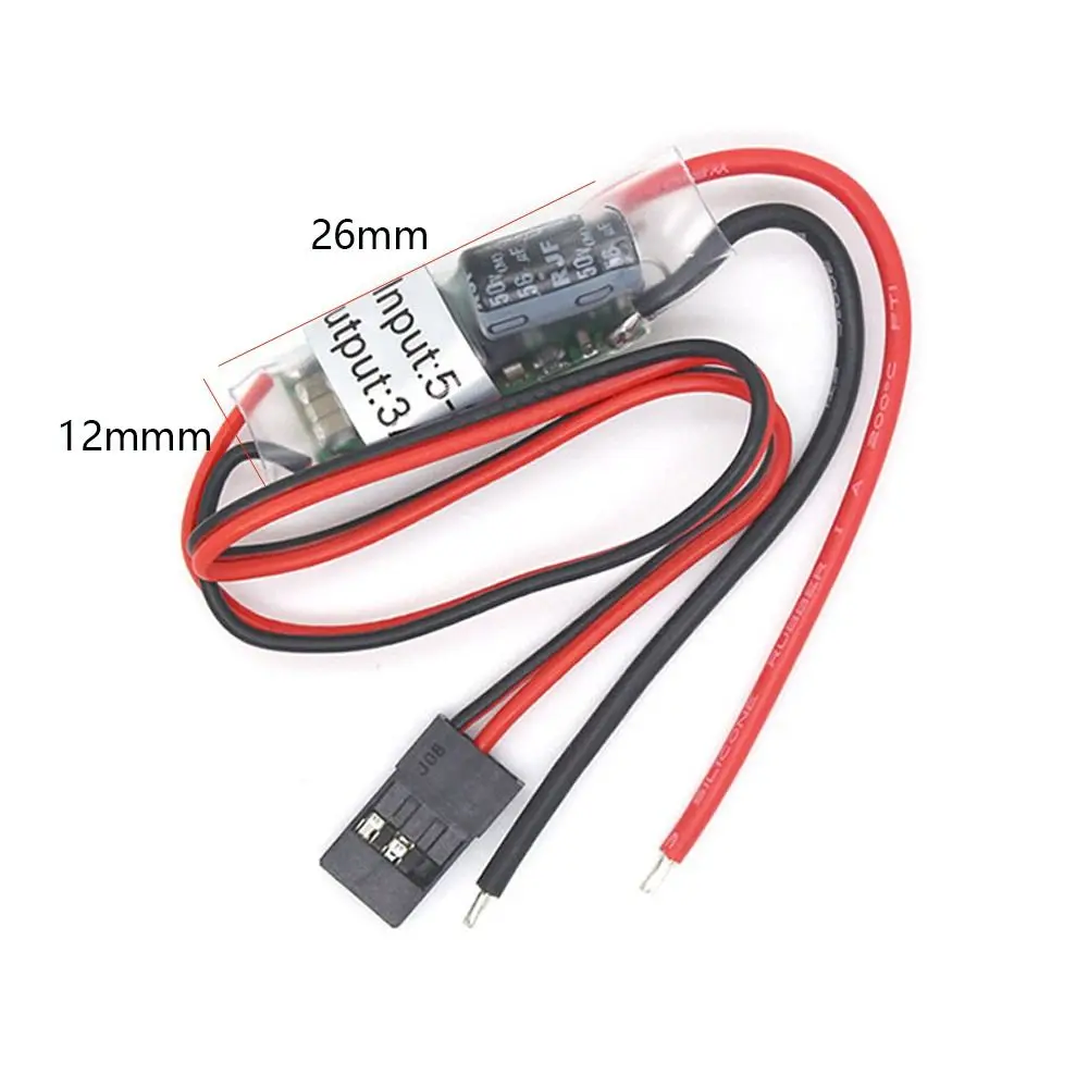 Piezas de control remoto, regulador de conmutación UBEC, ruido RF más bajo, estabilizador de voltaje 3A /5A /7A /15A, blindaje completo BEC, módulo Buck de 5V, Dron RC