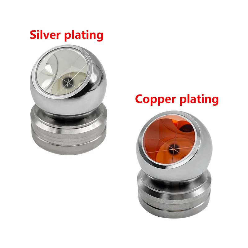 

Diameter 38.1mm Copper/Silver Mini Prism for Track and Trail Surveying Magnetic Mini Measuring Ball Prism