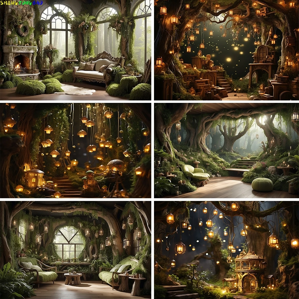 

Tropical Jungle Green Forest Backdrop for Photography Rainforest Natural Landscape Adventure Photo Studio Background