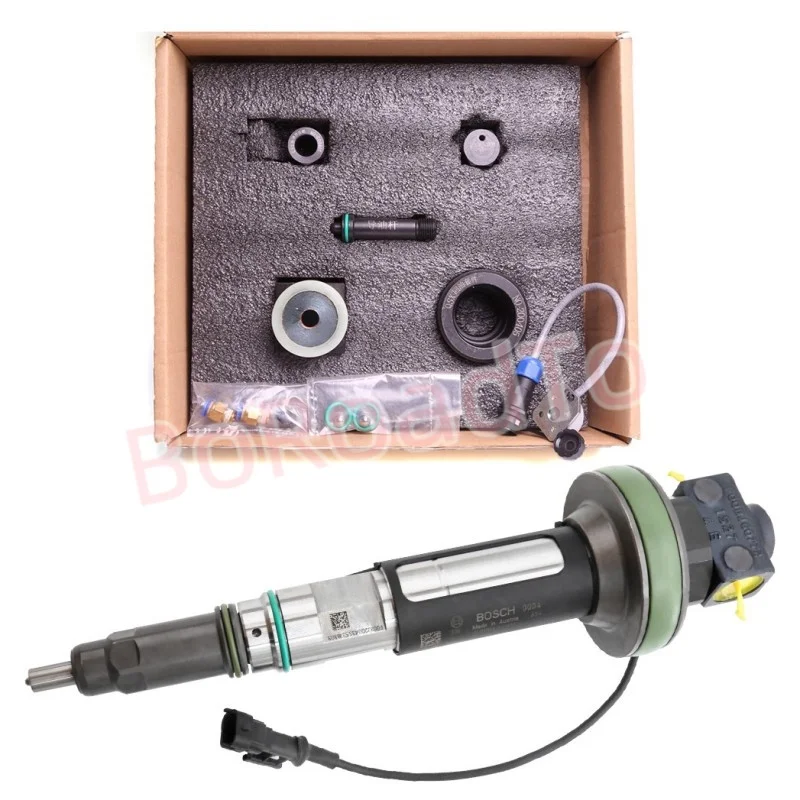 QSK19 Diesel Injector Oil Return Collector Fuel Nozzle Clamp Repair Tool with BIP Cable Sensor for Cummins