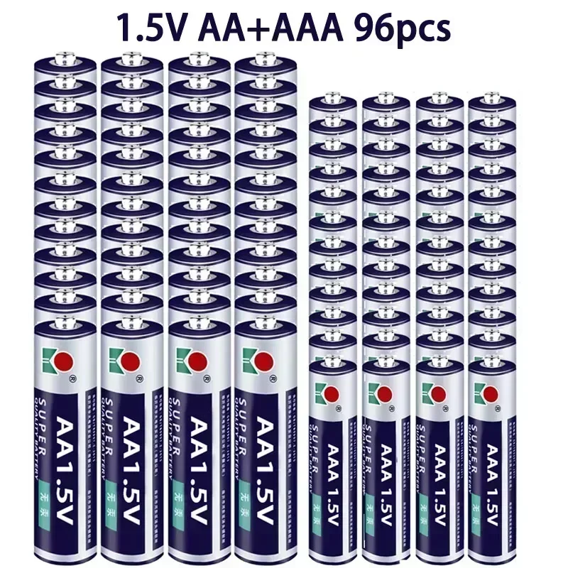 

SU AA + AAA rechargeable AA 1.5V 9800mAh/1.5V AAA 8800mah Alkaline battery flashlight toys watch MP3 player replace Ni-Mh batter