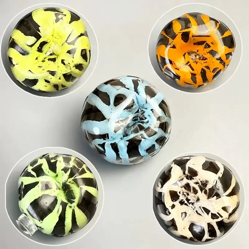 Squeeze Stress Ball Cracked Wax Chocolate Shaped Soft Squishy Fidget Toy Desk Toy For Stress Relief Office Study Break Adults
