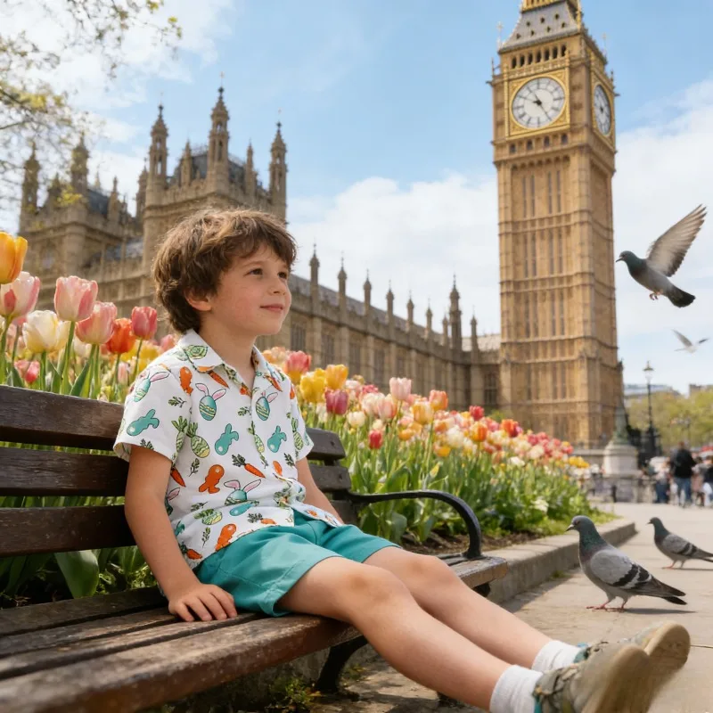 

Праздничный комплект для малышей: рубашка с принтом и шорты, мягкая и удобная одежда для малышей