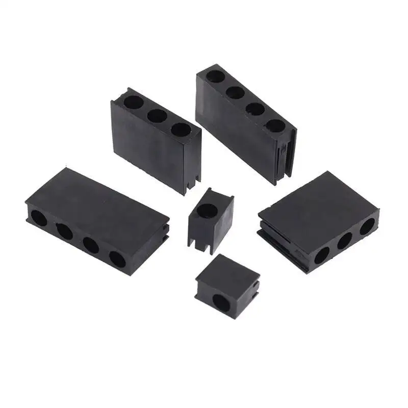 50 Stück 3mm LED-Anzeigeleuchtensockel Ein Zwei Drei Vier Einzel- Doppel-Loch Feste Lampenperle Leuchtdiode PCB-Signal F3 – Detail 6