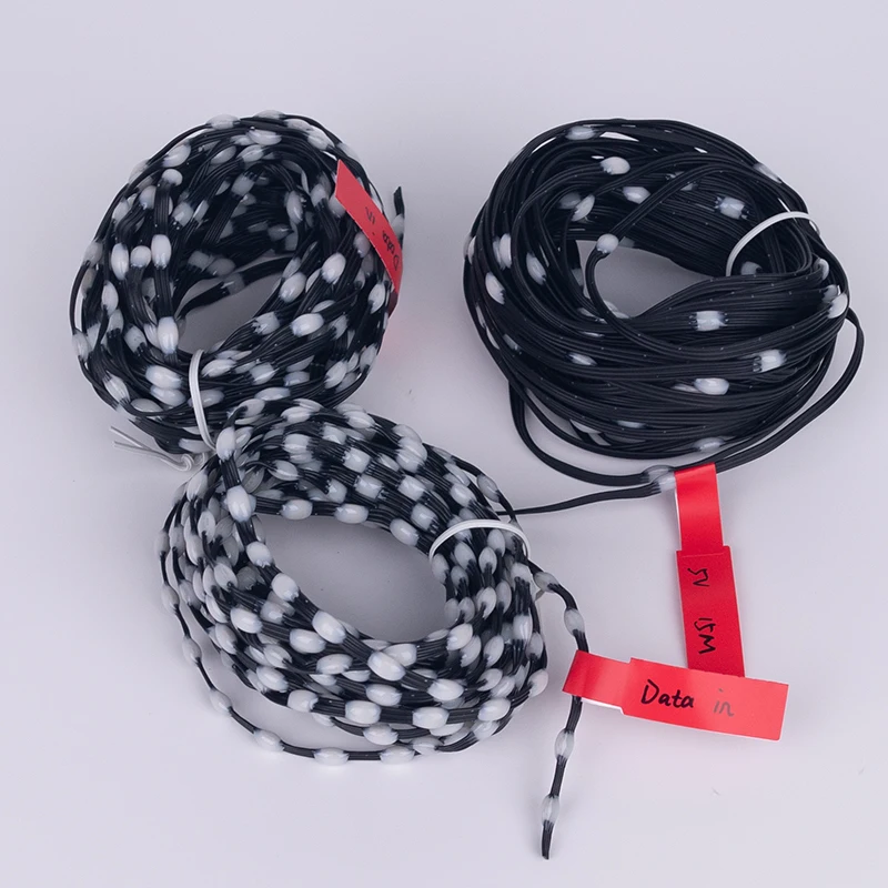 5V WS2811 WS2812 3PIN Black Wire LED String Lights Dream Color Accessories RGBIC Addressable Individually Fairy Light