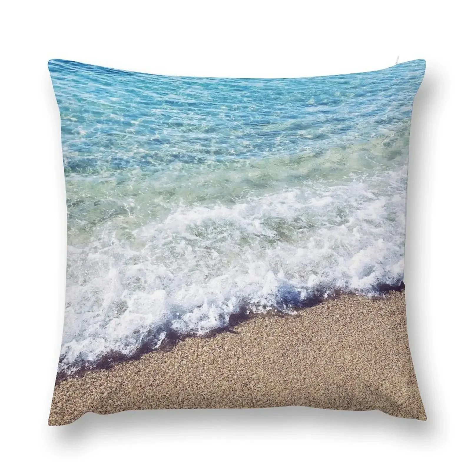 

Ocean Blue Shore Waves Throw Pillow Anime pillow pillowcase pillow