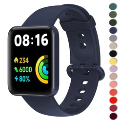 Sportowa silikonowa Strao do zegarka Xiaomi 2 Lite Smart Watch oryginalna wygodna opaska na nadgarstek Redmi Watch 2 Lite Correa bransoletka