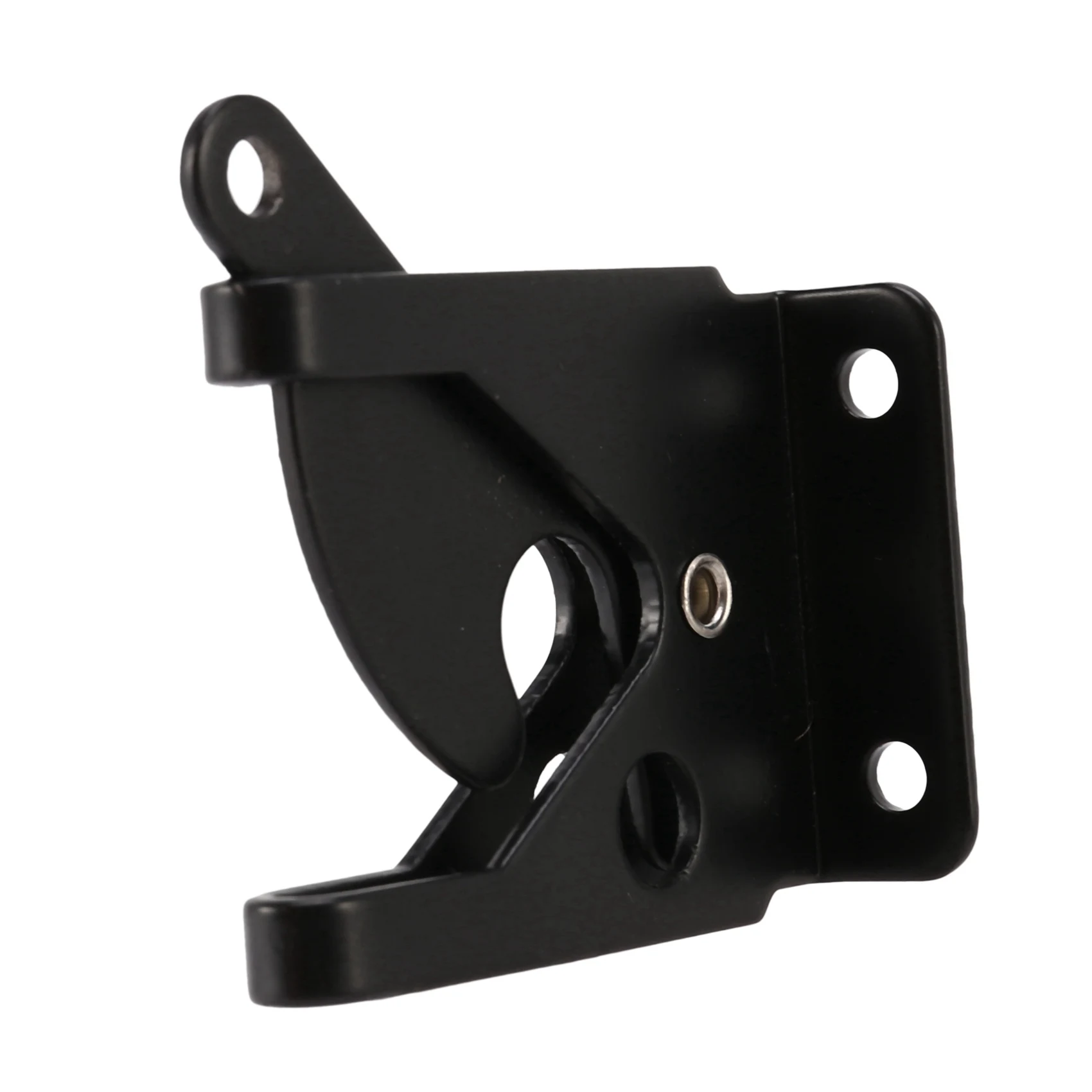 ABZZ-5X Self Locking Gate Latch Automatic Heavy Force Lever Fence Gate Lock For Wood Fence Gate Door Latches Steel Black